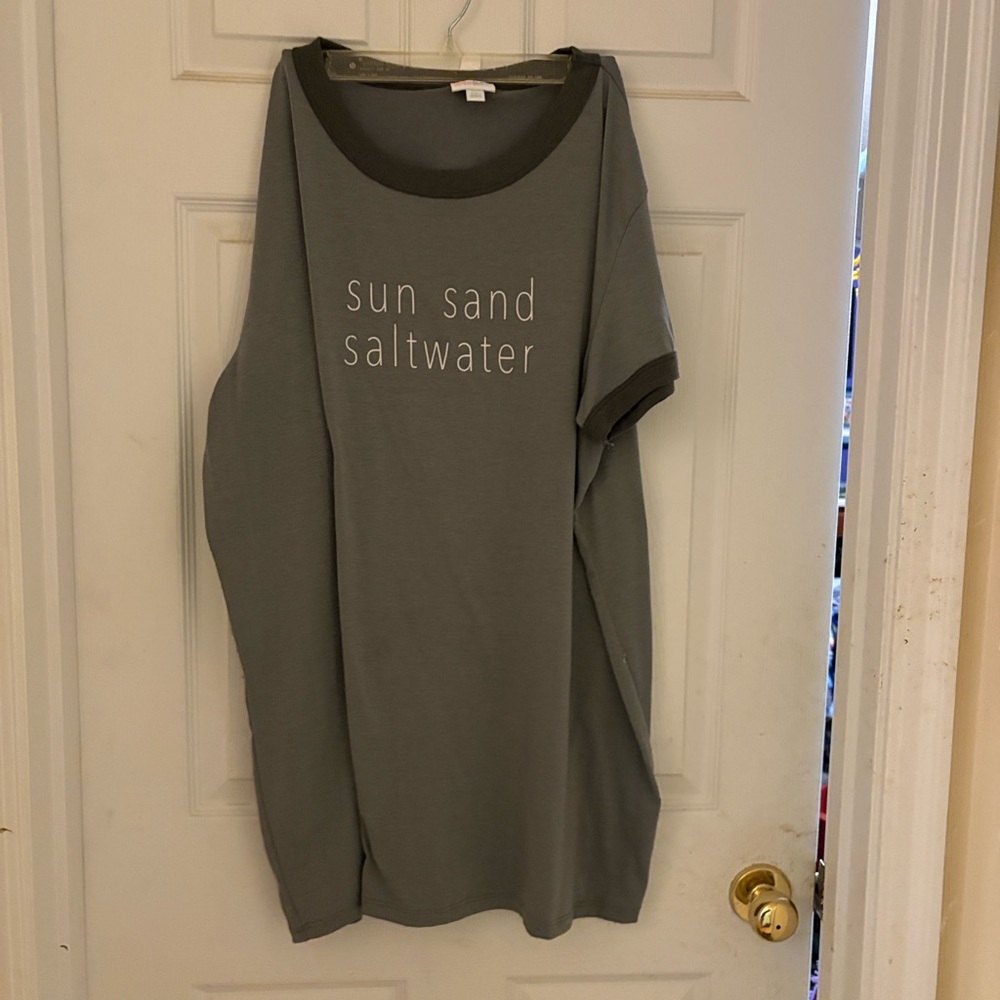 Bundle of Ocean: Mermaid themed tops- LuLaRoe, Torrid Women's Tops sz 18 - Picture 13 of 14